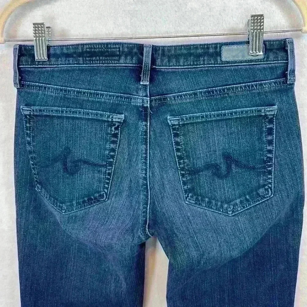 AG Adriano Goldschmied Jeans Size 27R Medium Wash Mid Rise Cigarette - Picture 4 of 12
